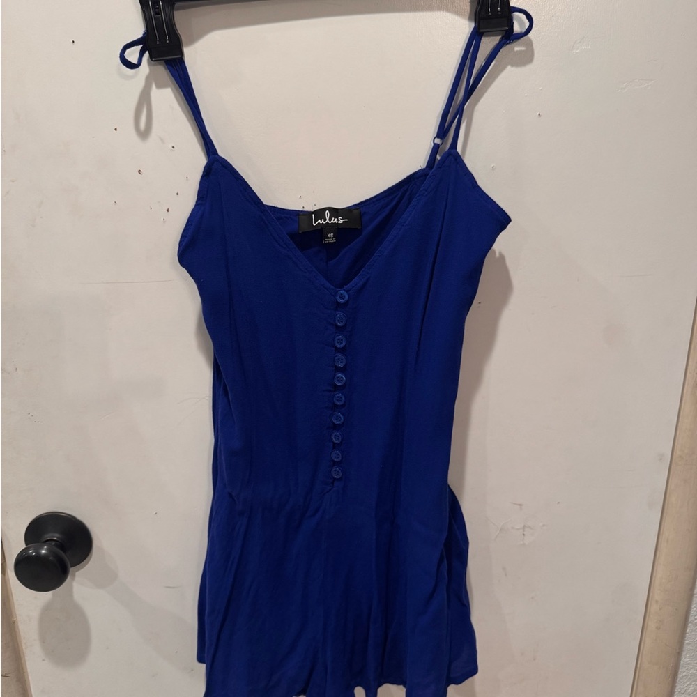 Lulu's Royal Blue Button-Front Camisole